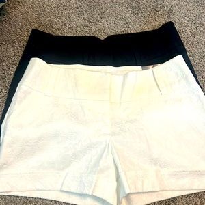 2 pair 1Black 1White Super Cute Shorts